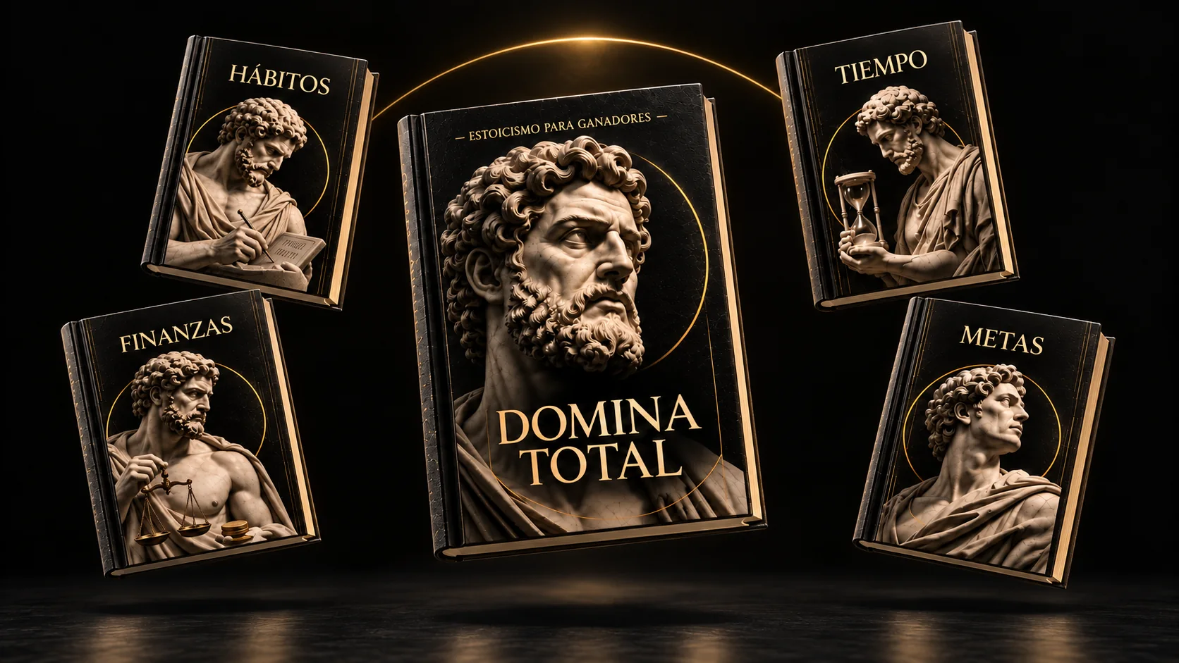La colección DOMINA suspendida en el aire, con DOMINA Total al centro